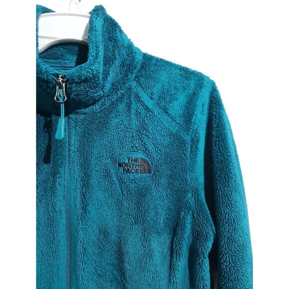 The North Face Blue Green Osito 2 Jacket Size Medium - Picture 3 of 8